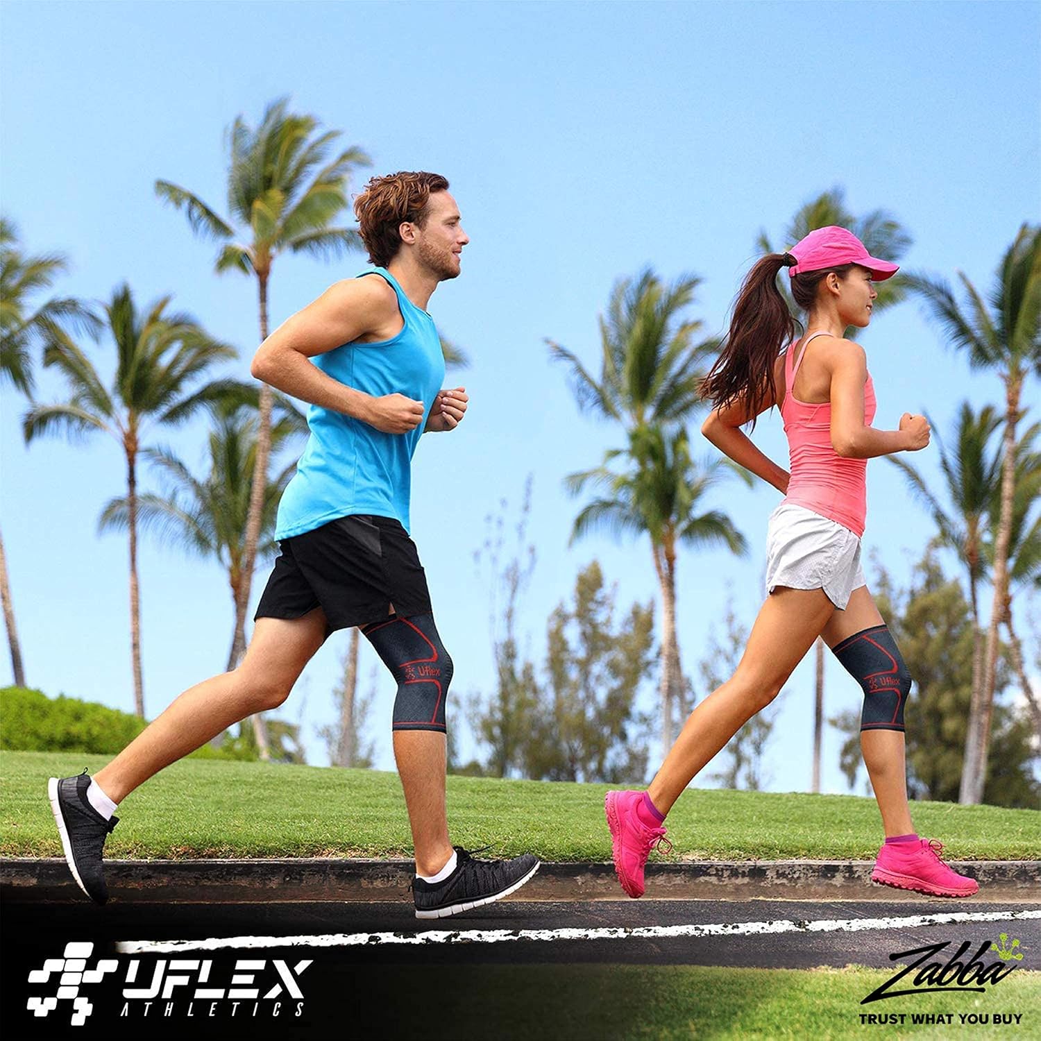 Knee Compression Sleeve for Men & Women - Knee Brace Support for Running, Jogging, Sports, Joint Pain Relief, Arthritis & Injury Recovery - Knee Braces for Knee Pain - Single Wrap Medium: Industrial & Scientific