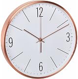 TFA Dostmann Orologio Da Parete Bianco Moderno 28 Cm Al Quarzo Con Batteria Inclusa - 4