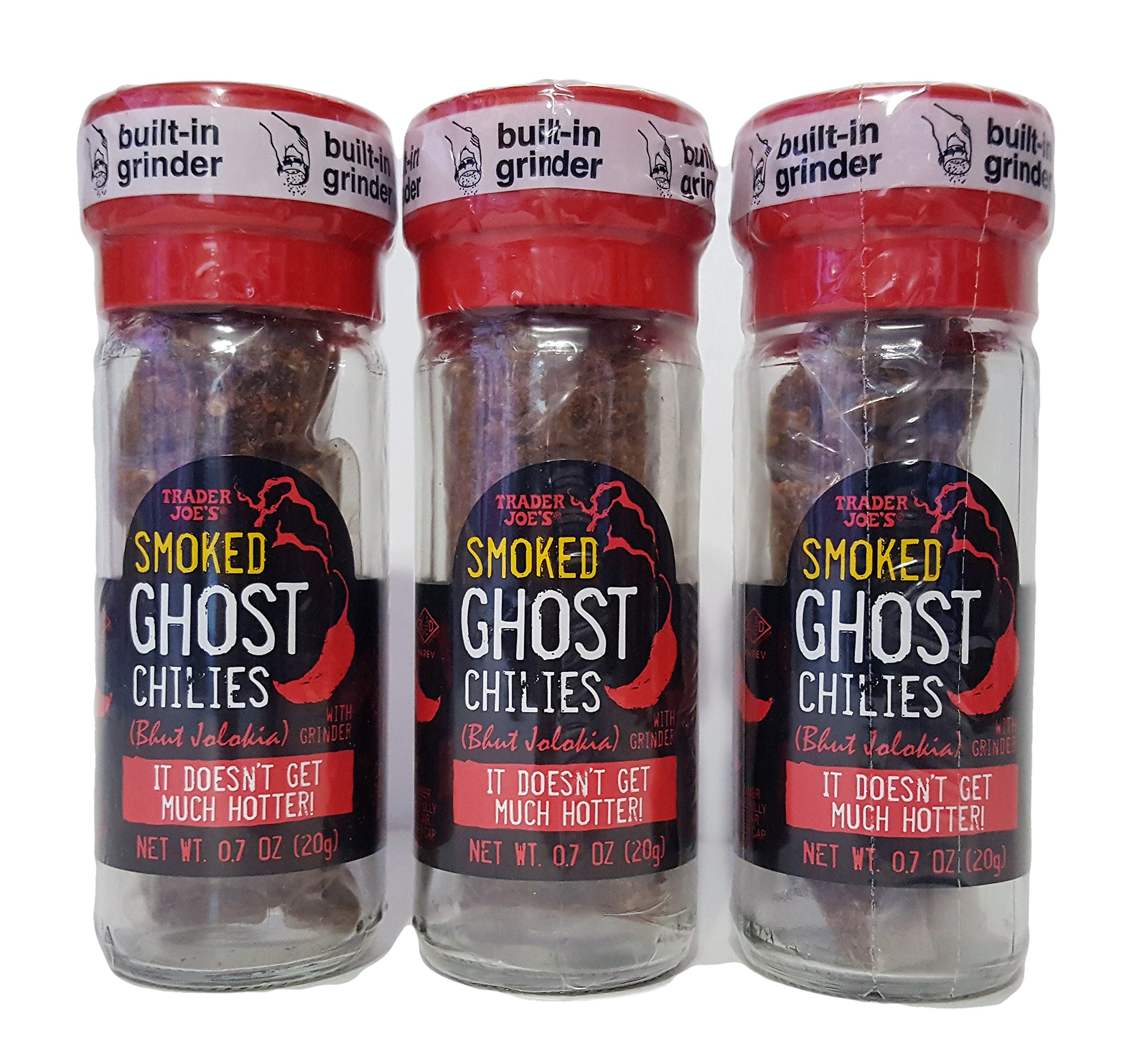Trader Joe's Smoked Ghost Chilies with Grinder, 0.7 oz