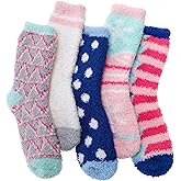 Fuzzy Slipper Socks Thick Fluffy Warm Winter Cozy Plush Soft Sleep Home Socks for Women Men