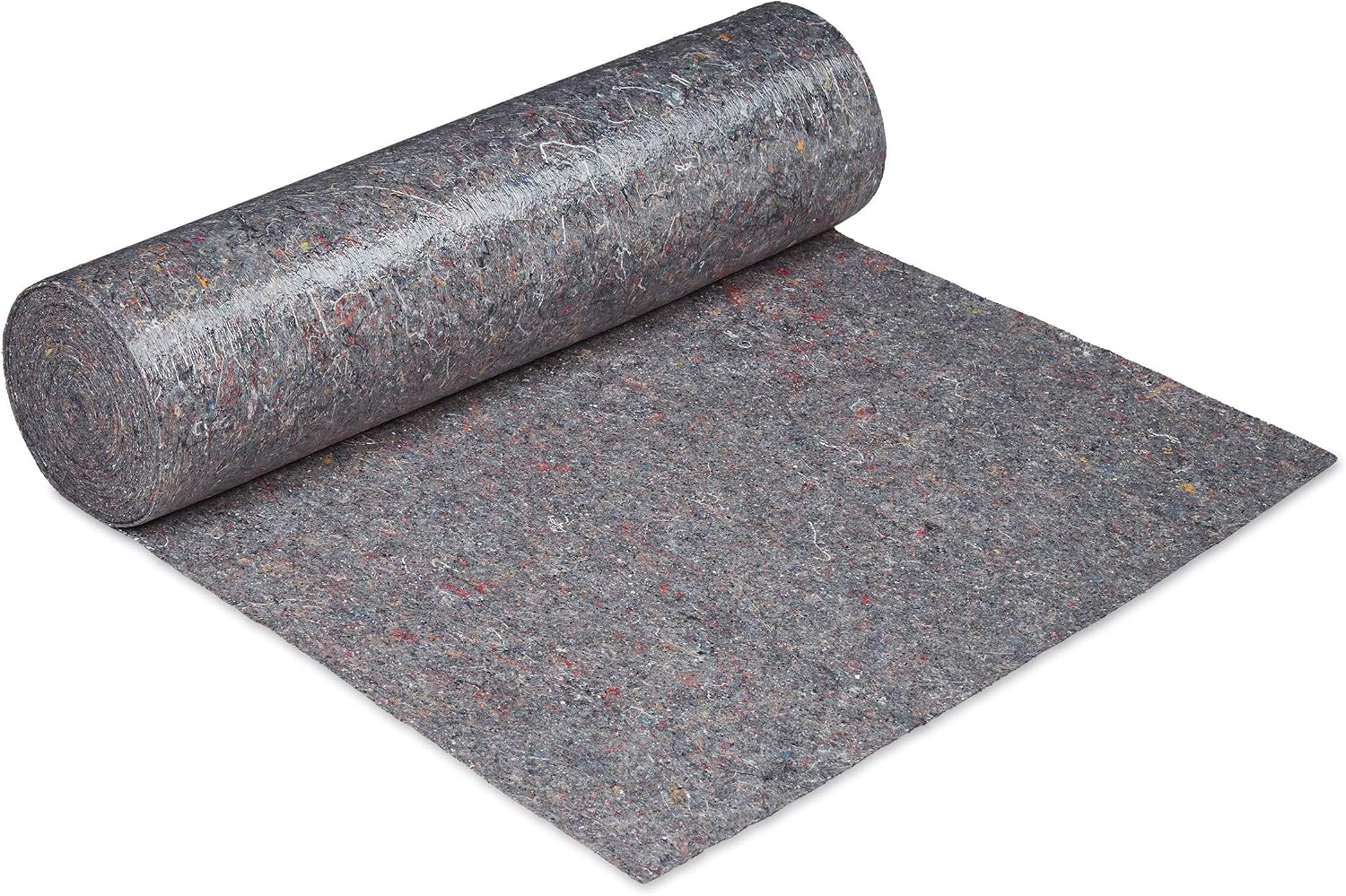 Relaxdays Dust Sheet, Drop Cloth Roll, 1 x 50 m, 50m², Non-Slip, Waterproof, 180g/m², Painting Floor Protection, Grey
