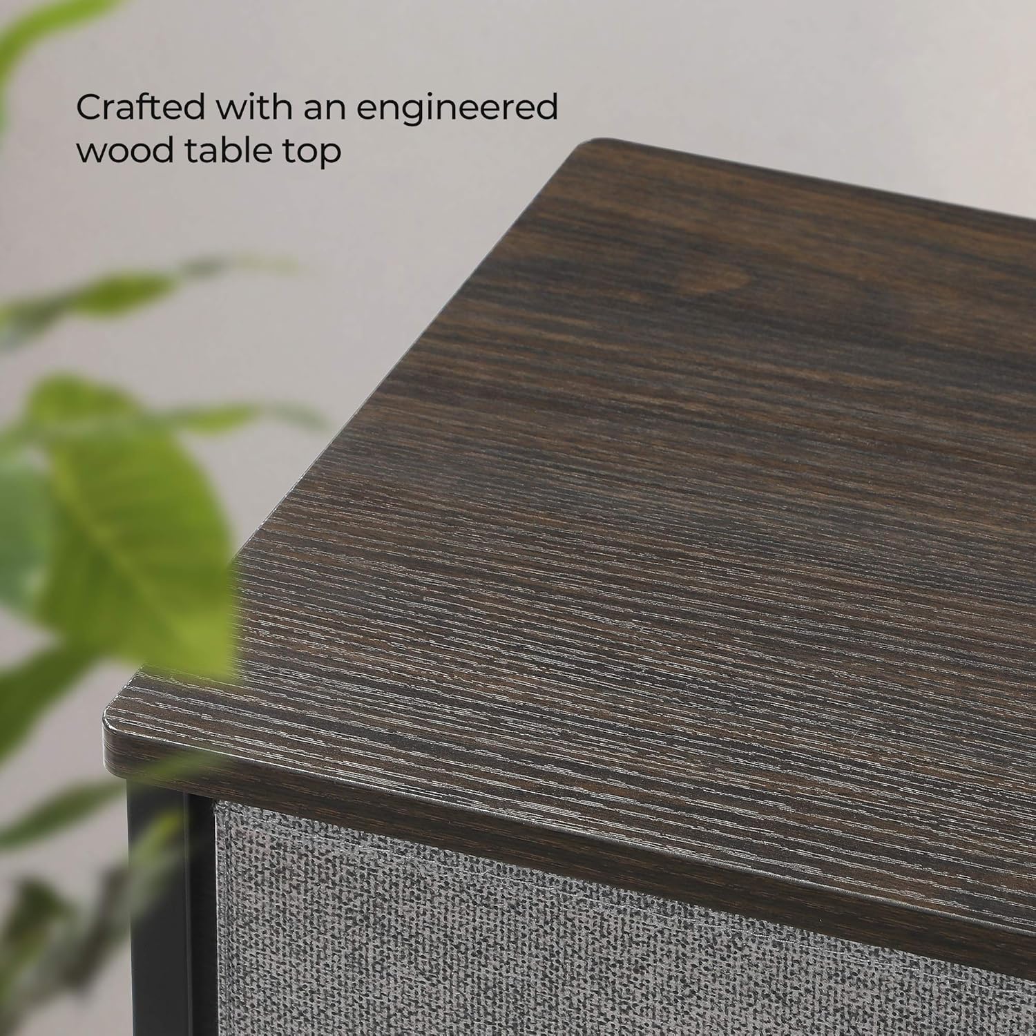SONGMICS Storage Chest Dresser 5 Fabric Drawers Closet Apartment Dorm Nursery, 23.6 x 11.8 x 32.9 Inches, Dark Walnut: Furniture & Decor
