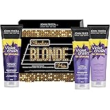 JOHN FRIEDA Violet Crush Collection Gift Set for Blondes, Brass-Fighting Kit, 40 Value, (Contains: Intense Purple Shampoo, Da