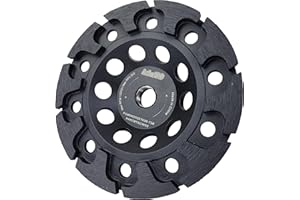 ARCHERPRO Archer PRO Aggressive 5" in. T-Seg Diamond Grinding wheel, Cup Wheel for Concrete Grinding. For use on angle grinder.