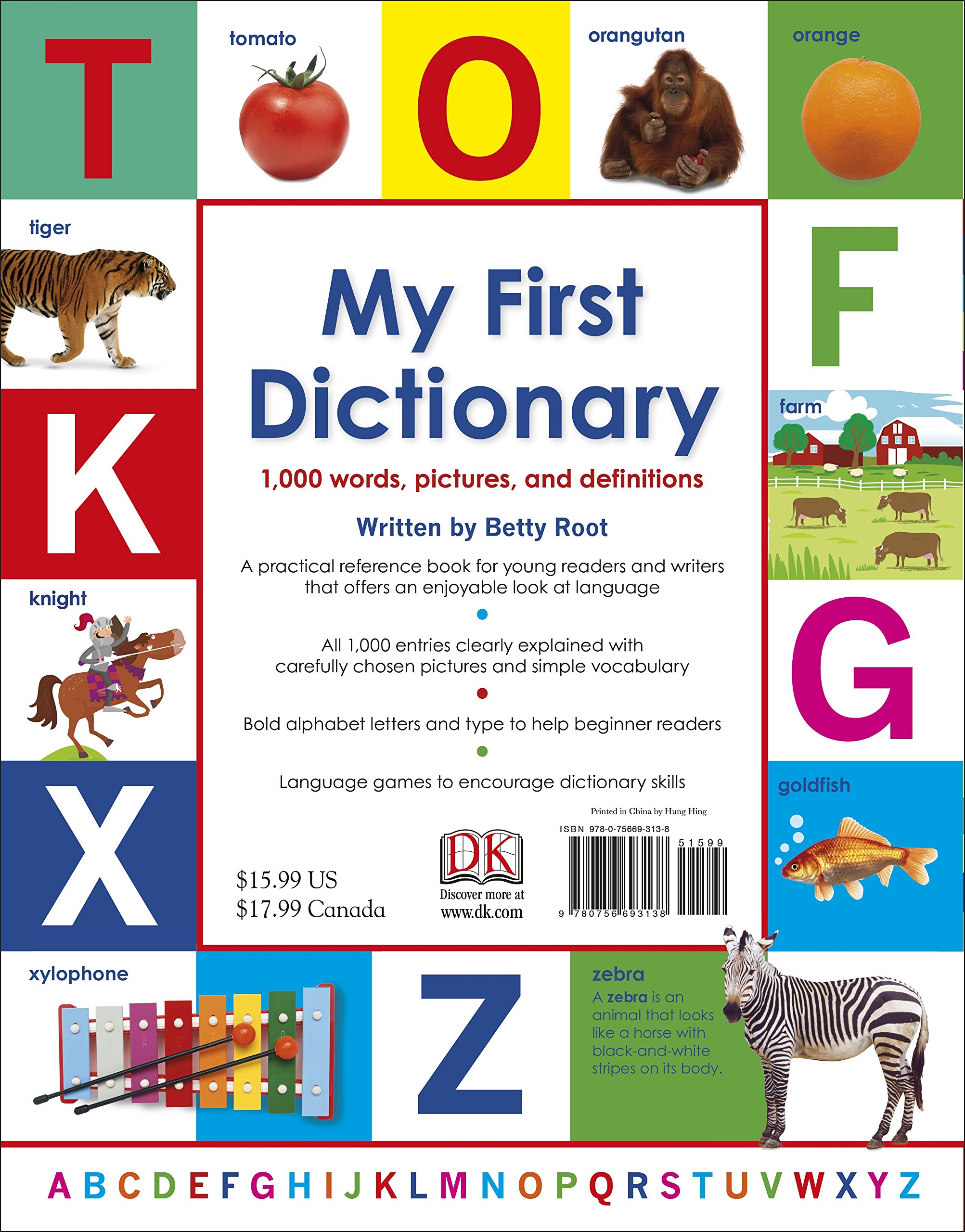 Mua My First Dictionary 1,000 Words, Pictures, and Definitions trên Amazon Mỹ chính hãng 2021