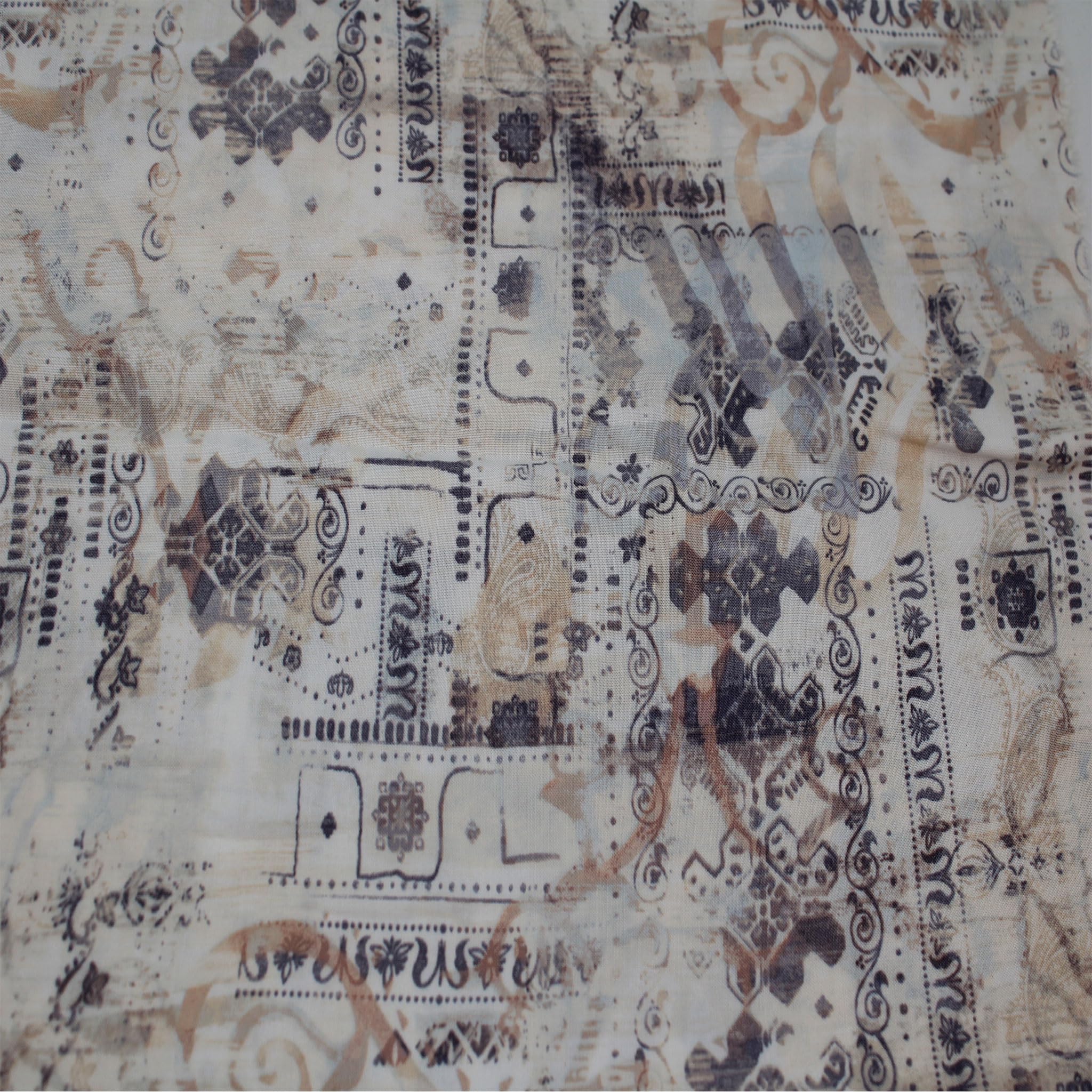 Texco Inc 55" Wide Printed 100% Rayon Challis