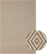 the carpet Kansas Indoor Outdoor Rug jute look 160 x 230 cm view 2