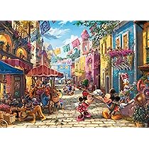 Ceaco - Mickey and Minnie in Mexico 1000-Piece Jigsaw Puzzle