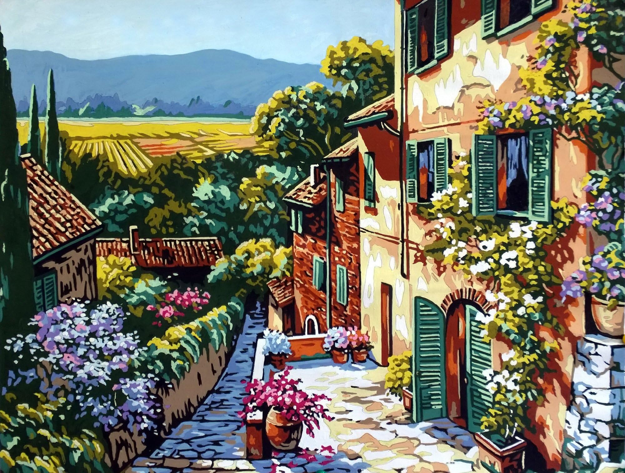 Gobelin L Tapestry/Needlepoint Canvas - Mediterranean Terrace