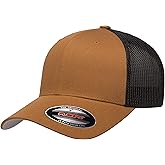 Flexfit Men's one_Size Trucker Cap, Black, Alpha