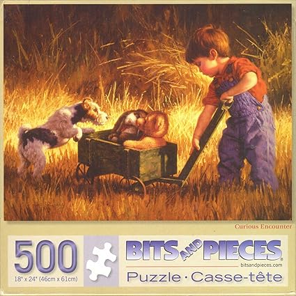 Curious Encounter By Jim Daly 500 Piece Puzzle