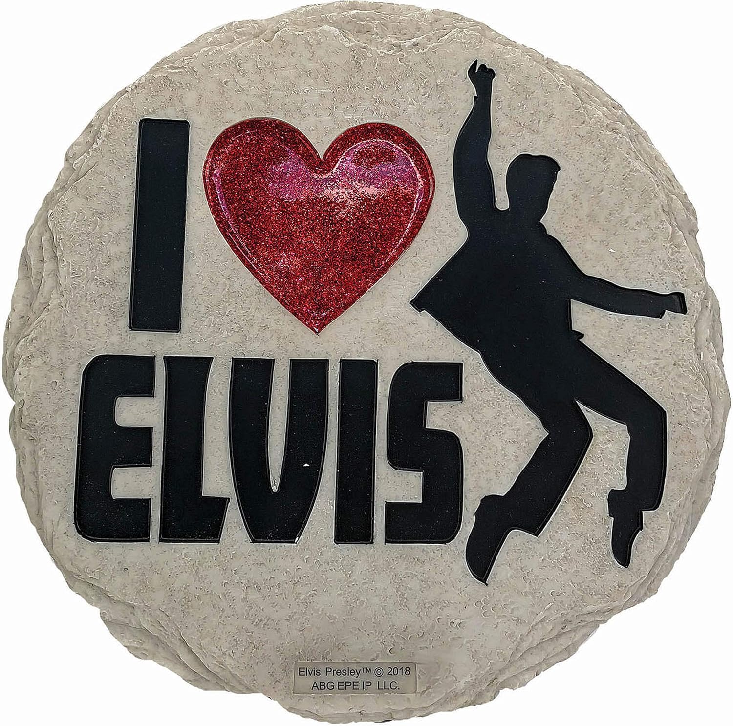 Hardscaping Materials - Spoontiques - Garden Décor - Elvis Stepping Stone - Decorative Stone for Garden