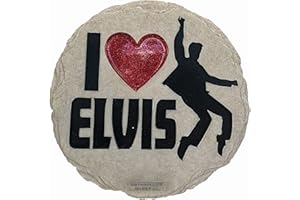 Spoontiques - Garden Décor - Elvis Stepping Stone - Decorative Stone for Garden