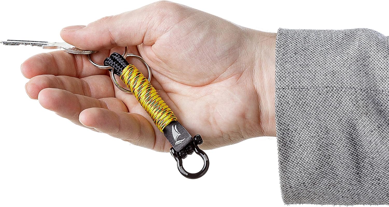 Wind Passion - Paracord Nautical Keychain for Men & Women Who Love Adventures, Golden Sun, Single size - Image 3