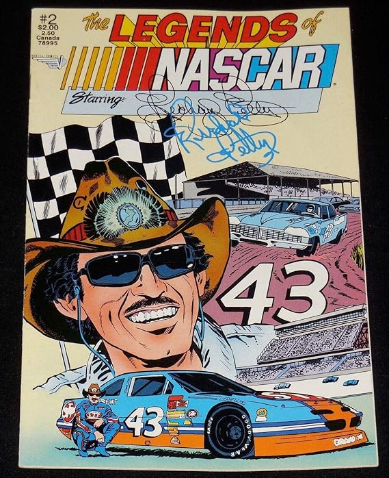 Richard Petty Autographed Legends Of Nascar Vortex Comic Book 2 Rare W Coa Autographed Nascar Miscellaneous Items At Amazon S Sports Collectibles Store