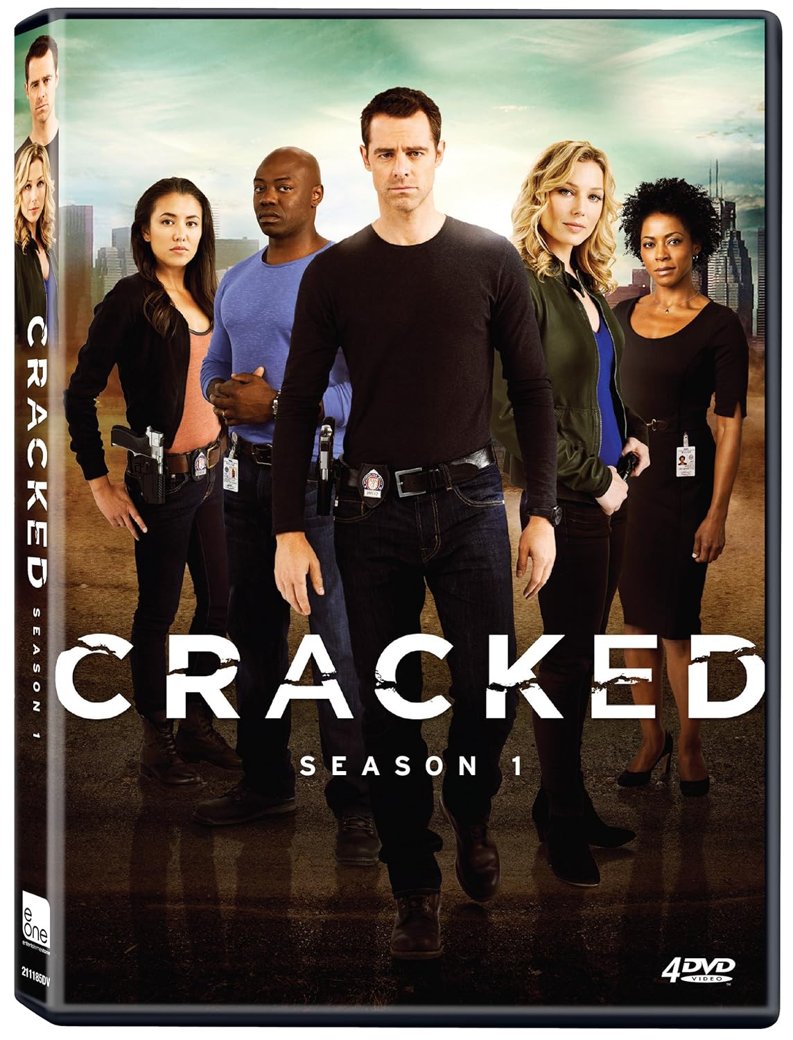 Cracked Canadian David Sutcliffe TV Series Complete Season 1 Box / DVD