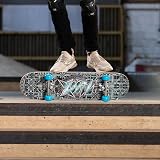 Xootz Kids Skateboard 31 inch Double Kick Maple Deck 9 Ply Trucks 5c view 2