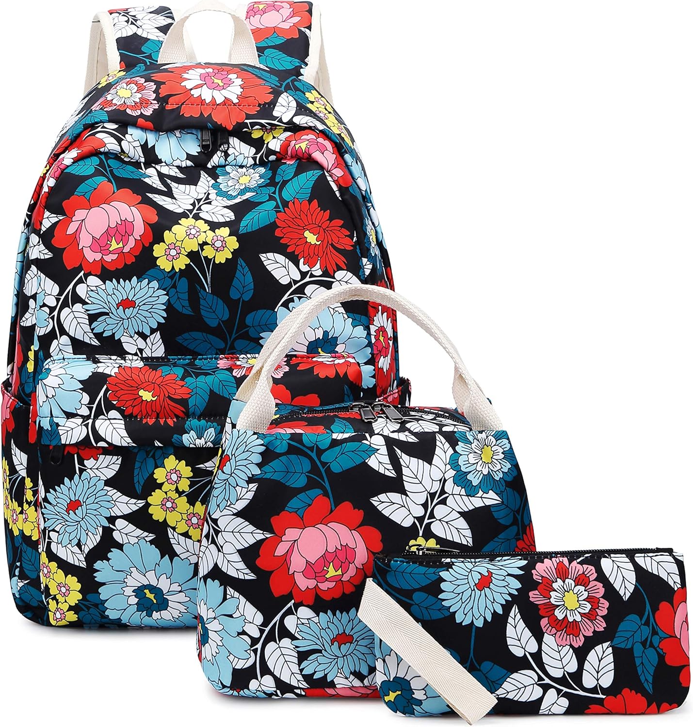 Teen Girls Backpack School Bags Lightweight Canvas Book