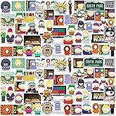 South Park South Park 150ct Vinyl Large Deluxe Stickers Variety Pack - Laptop, Water Bottle, Scrapbooking, Tablet, Skateboard, Indoor/Outdoor