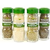 McCormick Gourmet Organic Garlic & Herbs Everyday Basics Variety Pack (Oregano, Garlic Powder, Crushed Rosemary, Thyme), 0.05
