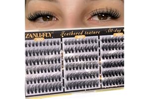 Lash Clusters Wispy Cluster Eyelash Extensions 30D 40D 50D 10-16mm Hybrid Eyelash Clusters Natural Volume Lash Extension 180p