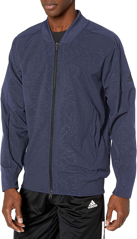 adidas men's athletics sport id bomber jacket
