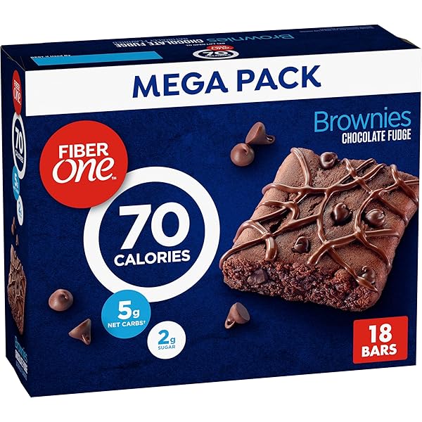 Amazon.com: Fiber One 70 Calorie Brownies, Chocolate Chip