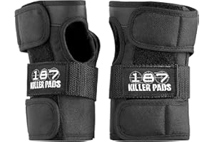 187 Killer Pads Wrist Guards – Ideal for Skateboarding, in-Line Skating/Rollerblading and Roller Derby