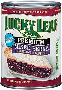 Lucky Leaf Premium Mixed Berry Fruit Filling & Topping, 21 Ounce (Pack of 8)