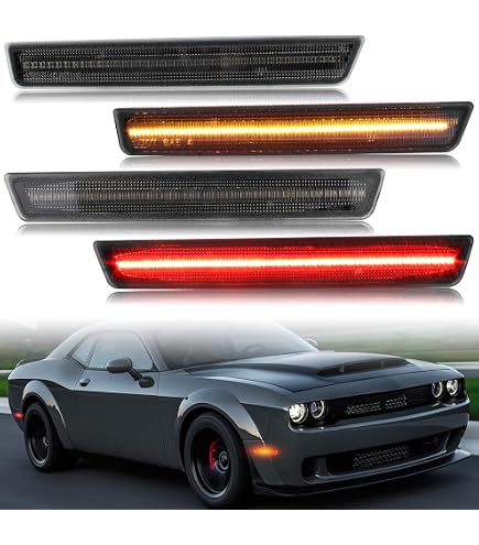 Luces Interiores LED Blanco Kit De 10 Bombillas LED Blancas Para Luz Interior Dodge Challenger 2008-2017 - 5000K, 12V Kit 10 Luces LED Blancas Dodge Challenger 2008-2017