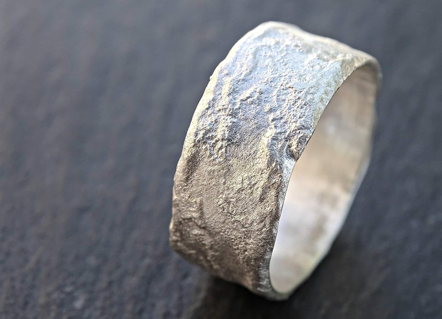 Moonrock Moissanite Rustic Engagement Ring In 14k By Houseonhudson 1425 00 Rustic Engagement Rings Rings Moissanite Engagement Ring