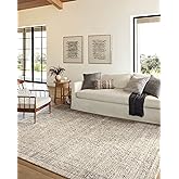 Loloi Amber Lewis Alie Collection ALE-03 Taupe/Dove 7'-10'' x 10', .13'' Pile Height, Area Rug