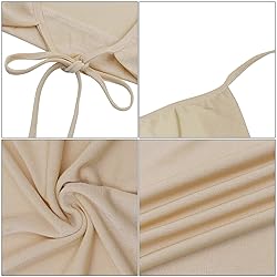 RARITYUS Women Maxi Dress Sexy Backless Draped