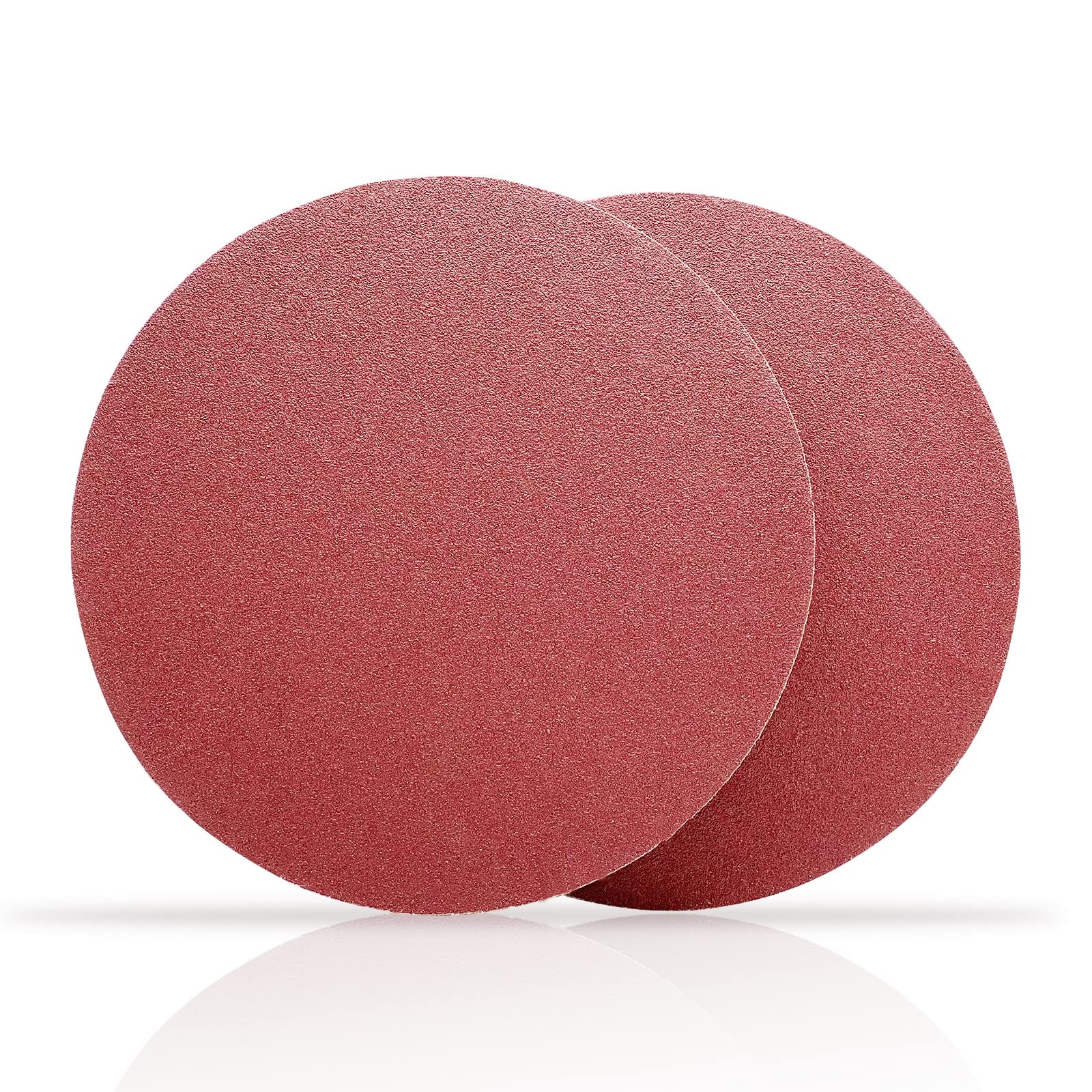 FEIHU 200 mm Sanding Discs,8 Inch Hook and Loop Discs，Grit 5XP60/100/120/180/240/320, 8 inch sandpaper for velcro disc sanders Pack of 30