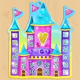 Imagimake Mirror Mosaic Princess & Unicorn Craft Kit 950+ Foil Stickers view 6
