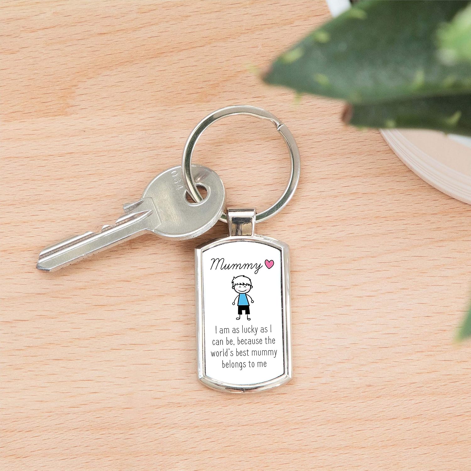 Drifting Ducks Sentimental Keepsake World's Best Mummy Metal Keyring Mothers Day Birthday Gift From Son, Silver - Image 4