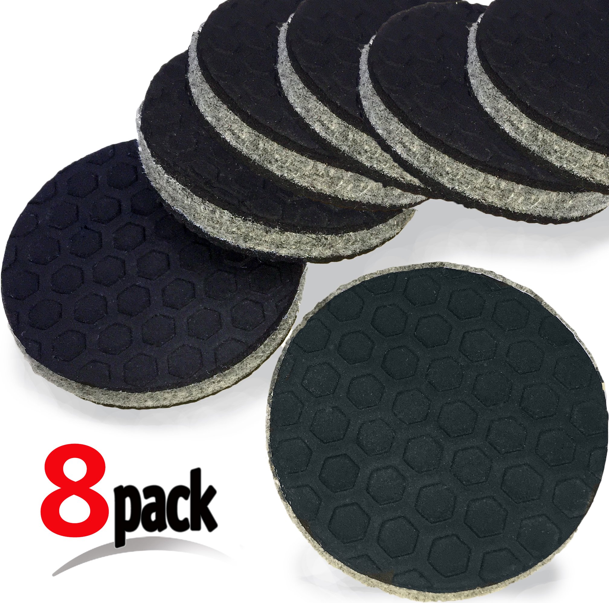 "SlipToGrip" 8 Pack Furniture Grippers by iPrimio Furniture NonSlip