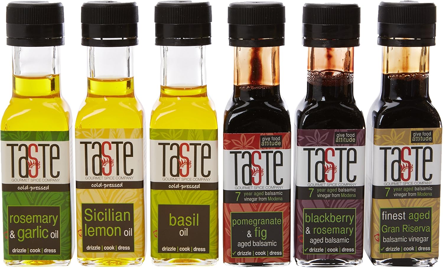 Gourmet Spice Company Super Six Infused Oil and Aged Balsamic Vinegar Collection BigaMart