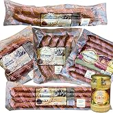 Generic Andy's Deli Kielbasa Box Polska Kielbasa Sausage - Traditional Kielbasa Polish Sausage - Made in Chicago USA - Signature Bundle (7 Packs) + Free Mustard