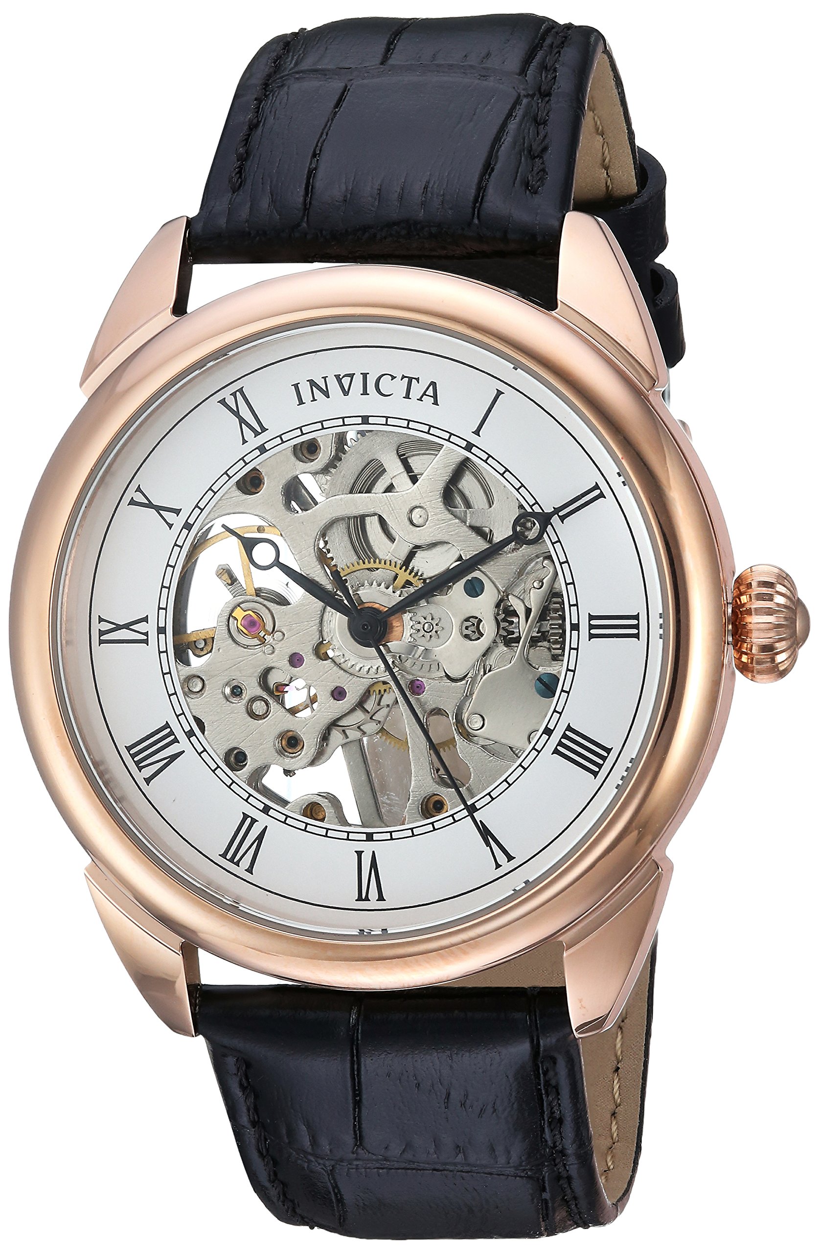 Invicta Mechanical Skeleton Watch Invicta Specialty Skeleton Mechanical Gunmetal 0054 3600K main image 4