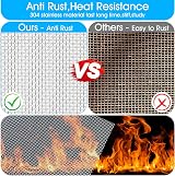 UNU 304 Stainless Steel Wire Mesh Roll 2.5m x 300mm 1mm Holes 0.3mm Wire view 3