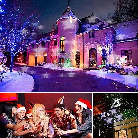 Immagini Natalizie Che Si Muovono.Lucky Goddess Luci Del Proiettore Di Halloween Che Si Muovono Caldo Bianco Bianco Stella Decorativa Muro Spot Luci Luce Stella Notte Amazon It Casa E Cucina