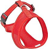 CoastalComfort Soft - Adjustable Dog Harness, Red, 3/4" x 19"-23"