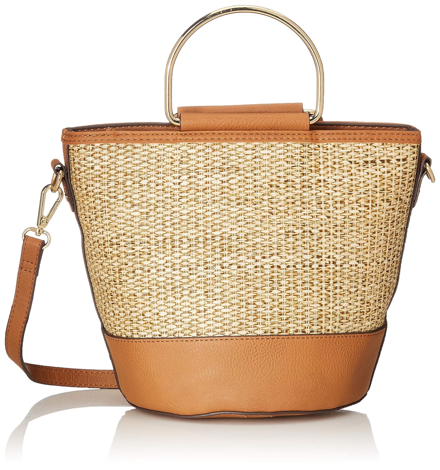 accessorize wicker bag