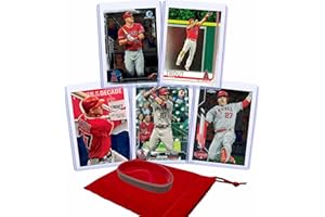 PANINI, BOWMAN, TOPPS Mike Trout (5) Assorted Baseball Cards Bundle - Los Angeles Angels of Anaheim Trading Cards