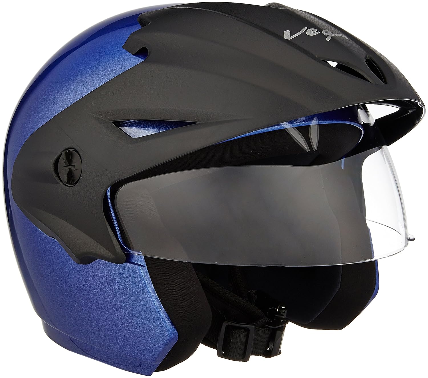 Best Metallic Blue Color Vega Cruiser CRW/PMBM Helmet
