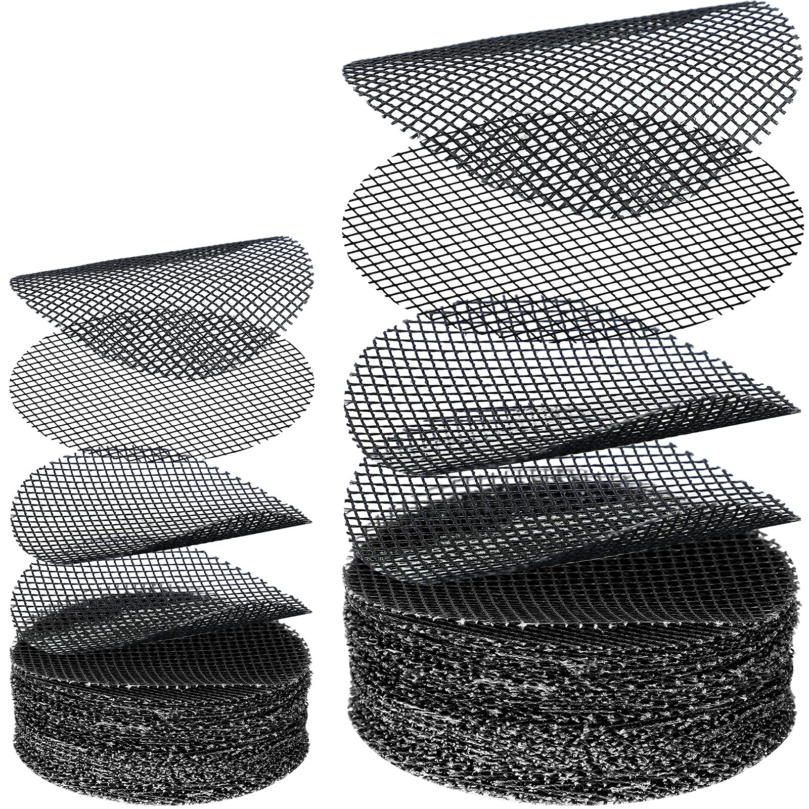 Shappy 200 Pieces Round Mesh for Plant Pot Gardening Pad Plant Mesh Pad Bonsai Flower Drainage Hole Screens Bonsai Pot Bottom Mat for Garden Prevent Soil Loss Anti