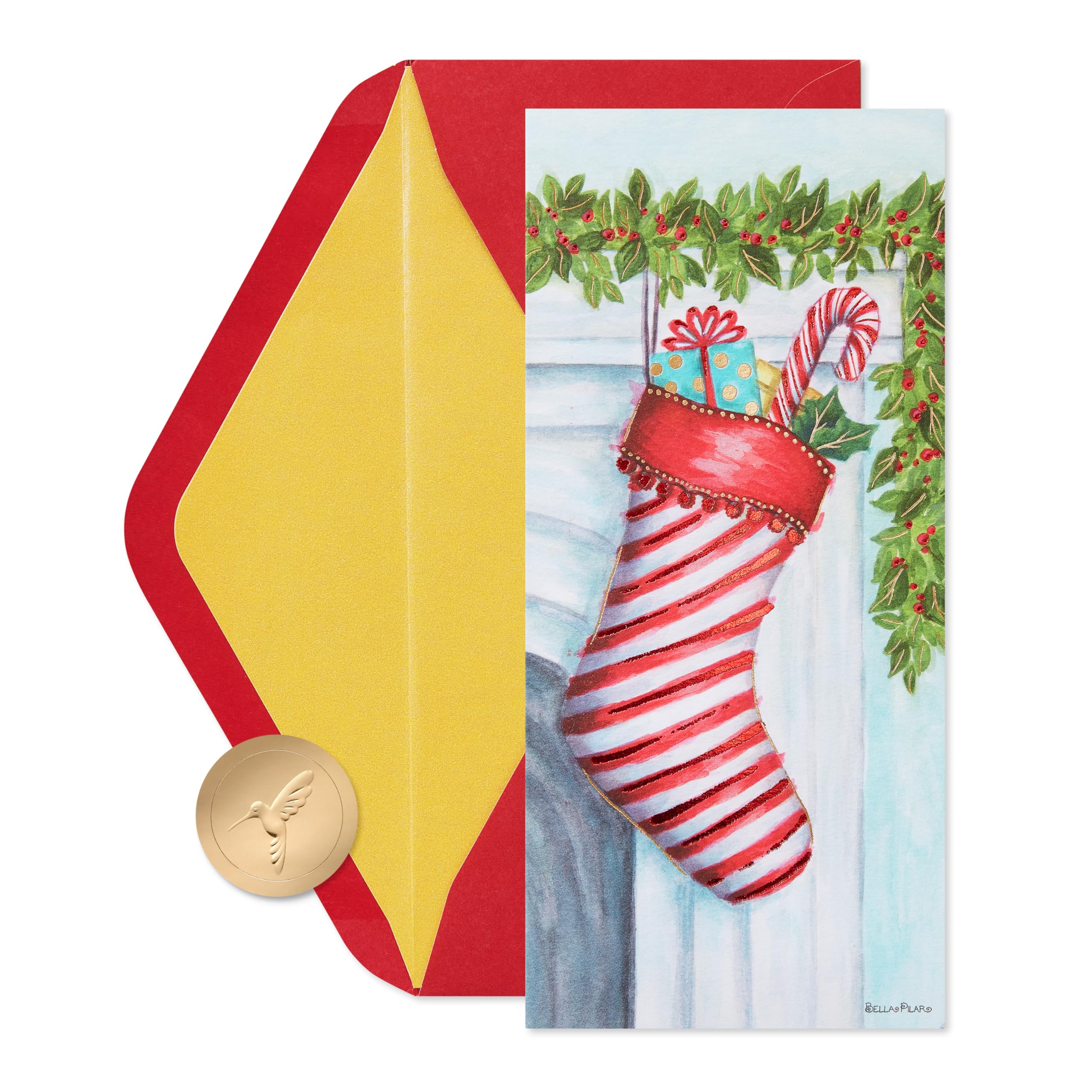 Photo 1 of Papyrus Christmas Cards Boxed with Envelopes - Designed by Bella Pilar, Merry Wishes (16-Count)