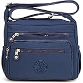 Nawoshow Crossbody Purses for Women Lightweight Shoulder Handbags Waterproof Nylon Travel Bag Ladies Pocketbooks