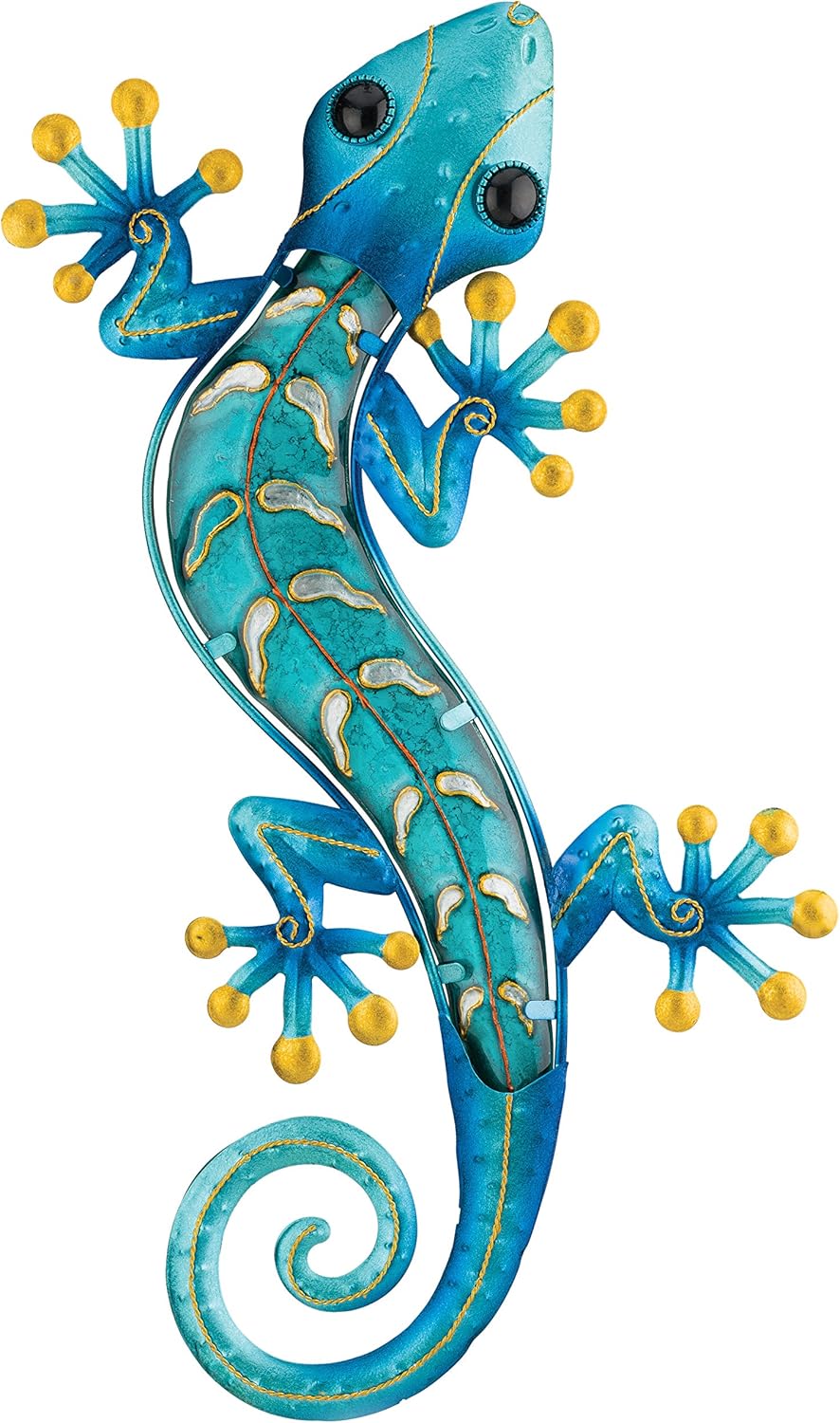 Plaques & Wall Art - Regal Art & Gift Gecko Wall Decor, 18-Inch, Blue (10893)